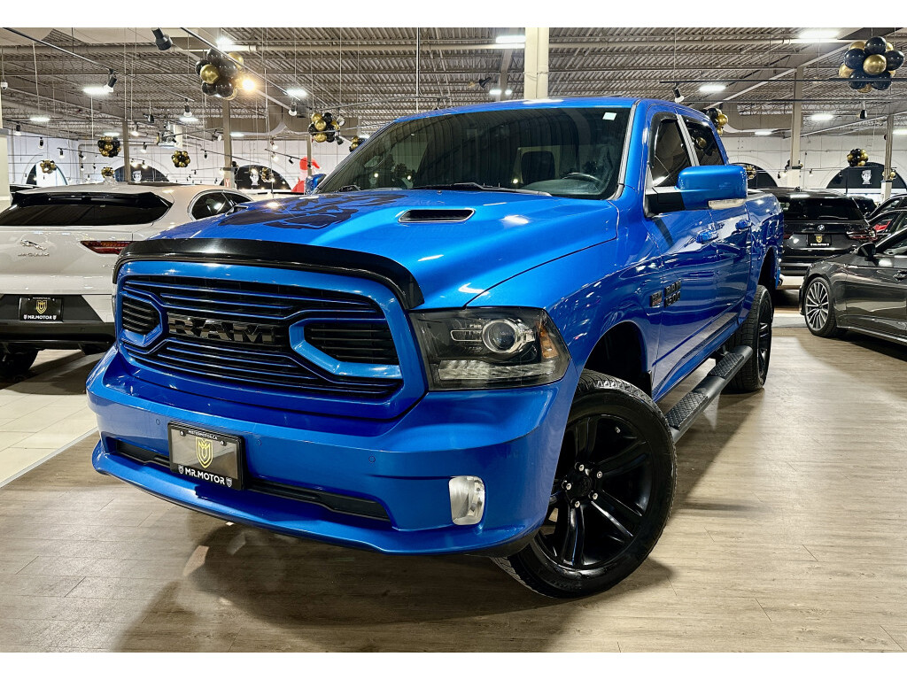 2018 Ram 1500 HYDRO BLUE Sport 4x4 Crew Cab North York