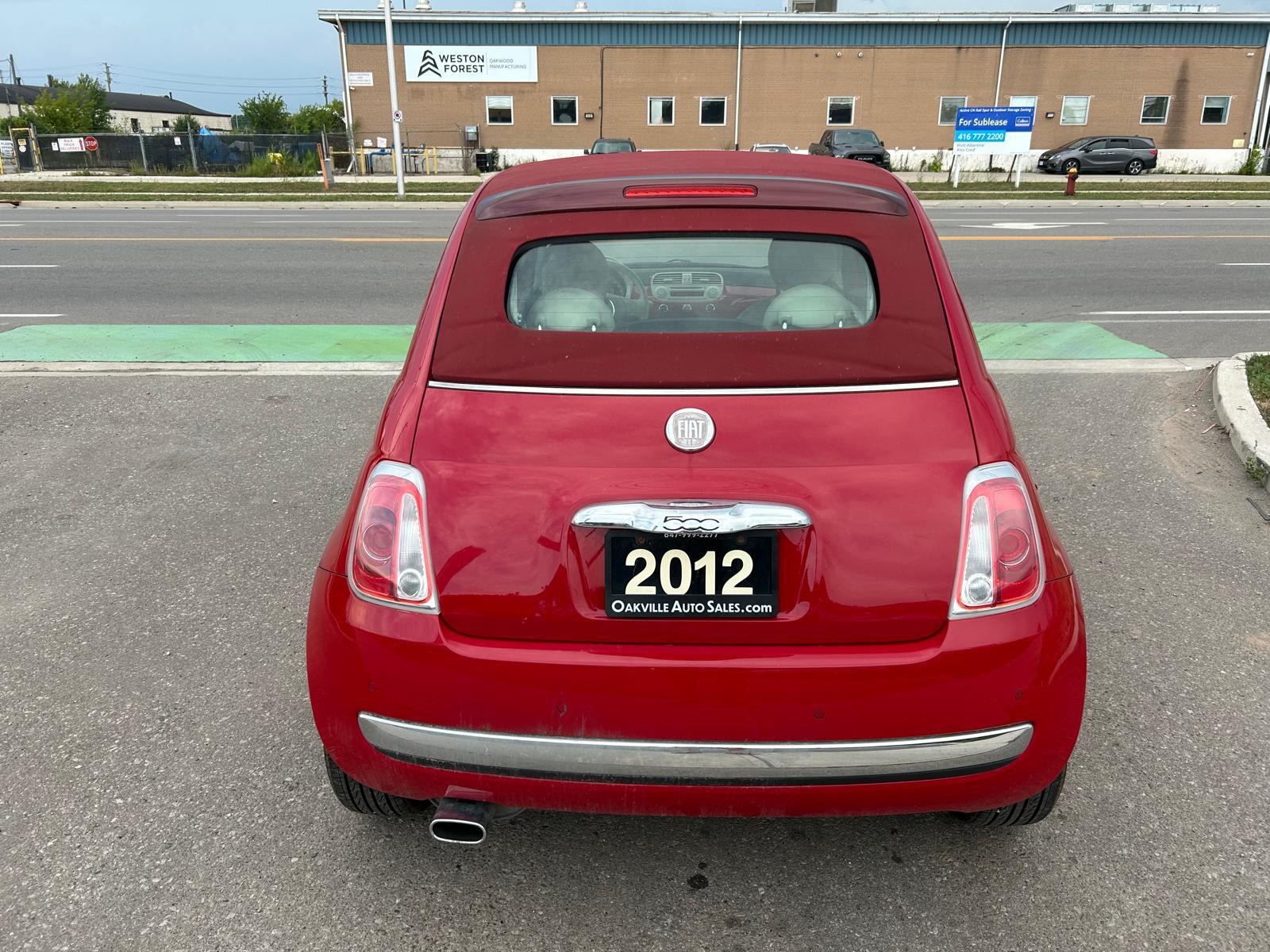 2012 Fiat 500 4 cyl alt 4