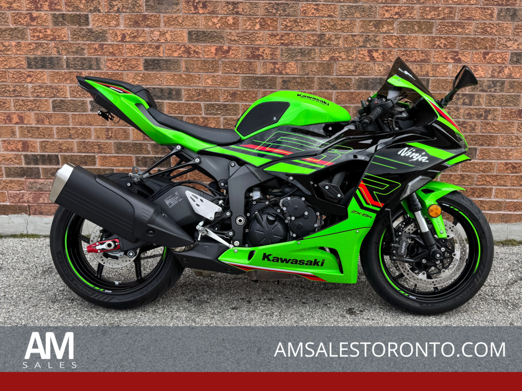 【V6】LIVE FOR THE PEOPLE 2024 Kawasaki Ninja ZX-6R | $12,900 | 8,000 km | for sale by