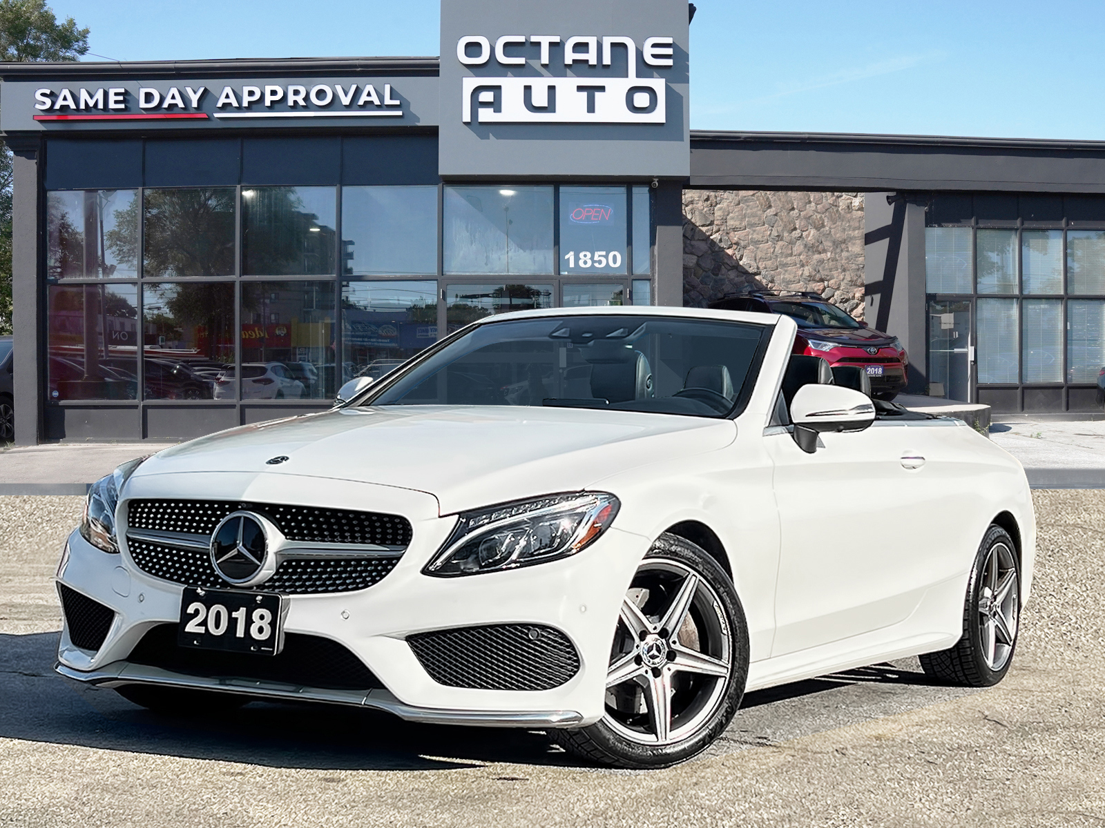 2018 Mercedes-Benz C-Class | $30,895 | 83,634 km | Gas Convertible