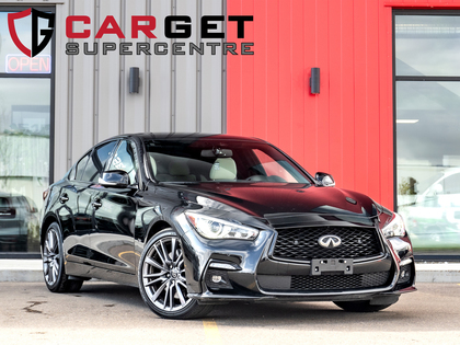 Infiniti Q50 Red Sport - 400HP | Low KM | Clean Carfax