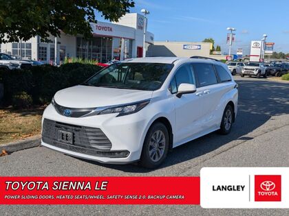 Toyota Sienna LE AWD HYBRID; POWER SLIDING DOORS, HEATED SEATS/W