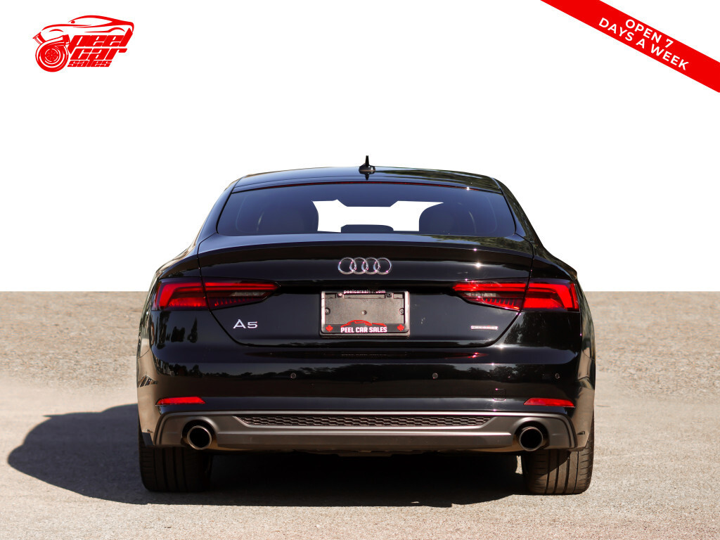 2019 Audi A5 Progressiv 45 S-Line Sunroof Navigation BSM. alt 3