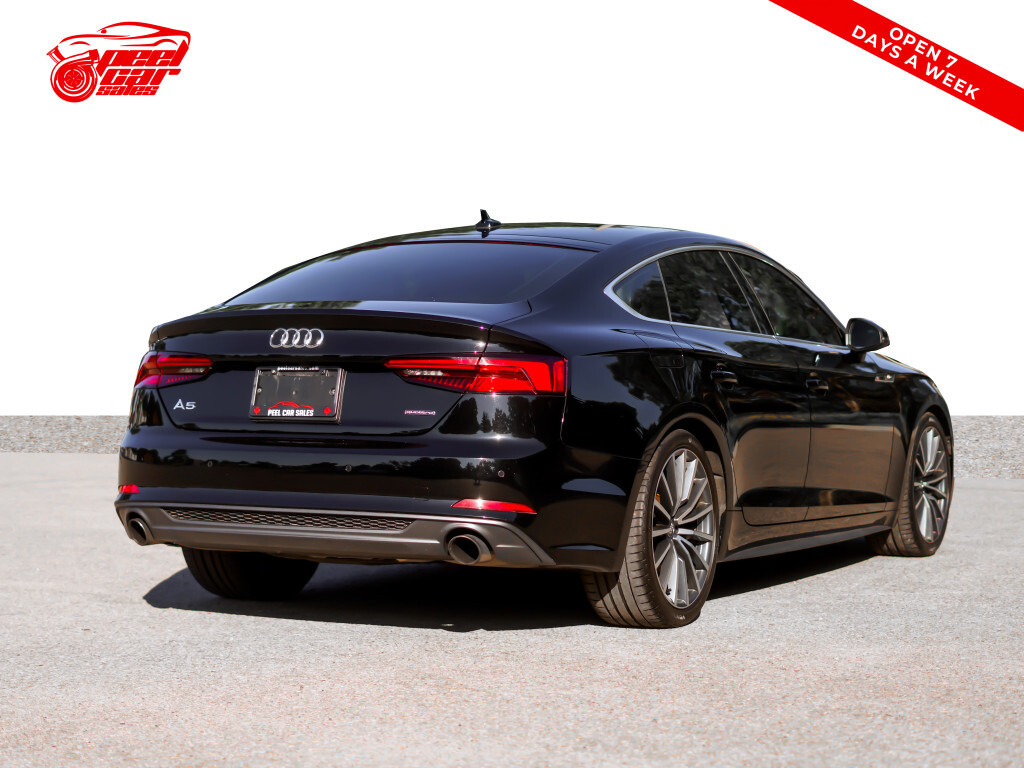 2019 Audi A5 Progressiv 45 S-Line Sunroof Navigation BSM. alt 5