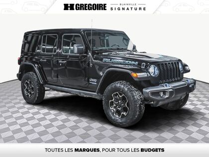 Jeep Wrangler 4XE Unlimited Rubicon 4x4 TOIT SKY ONE-TOUCH CUIR