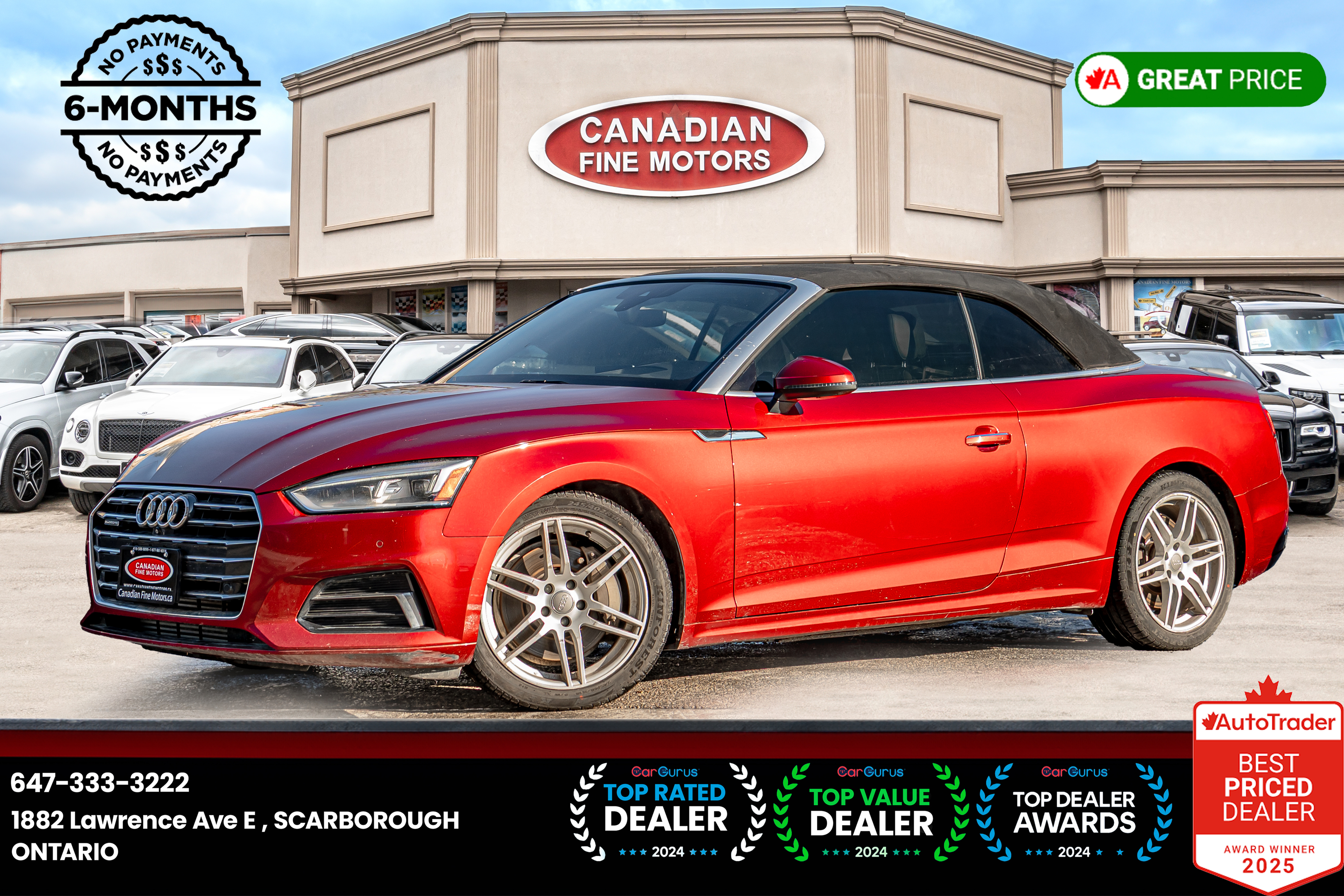 2018 Audi A5 TECHNIK COUPE|CONVERTIBLE|CLEAN CARFAX alt 2