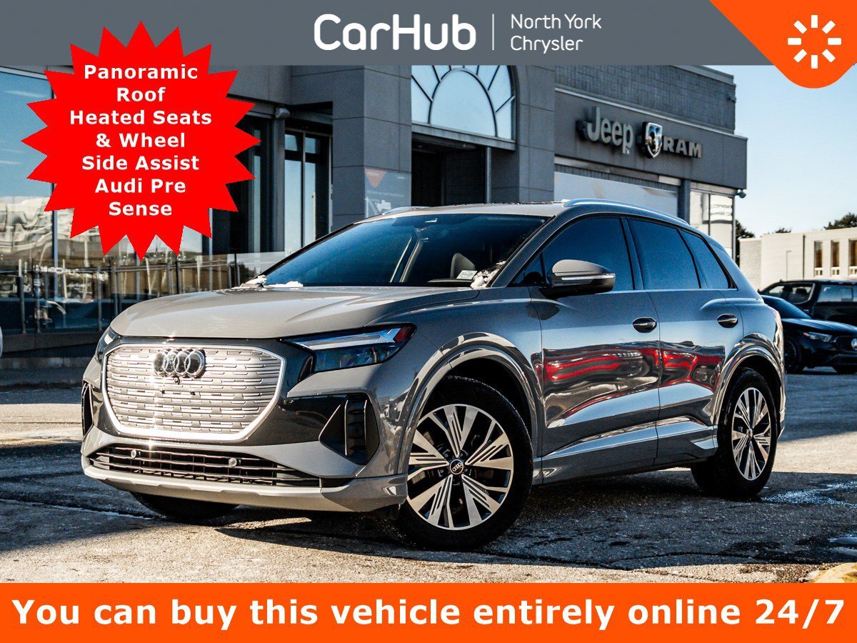 2024 Audi Q4 e-tron Panoroof Heated Seats & Wheel Side Assist Audi Pre