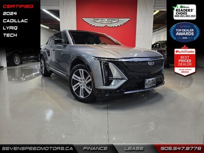 Cadillac LYRIQ Tech/CleanCarfax/OneOwner/Certified/Finance
