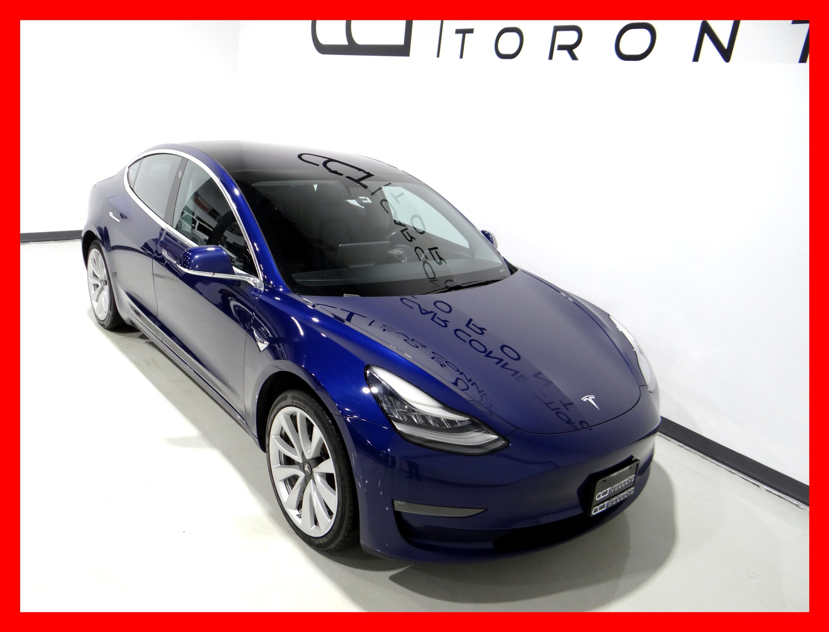 2018 Tesla Model 3 LONG RANGE *AUTOPILOT/NAVI/BACKUP CAM/PANO ROOF/LO thumb 7