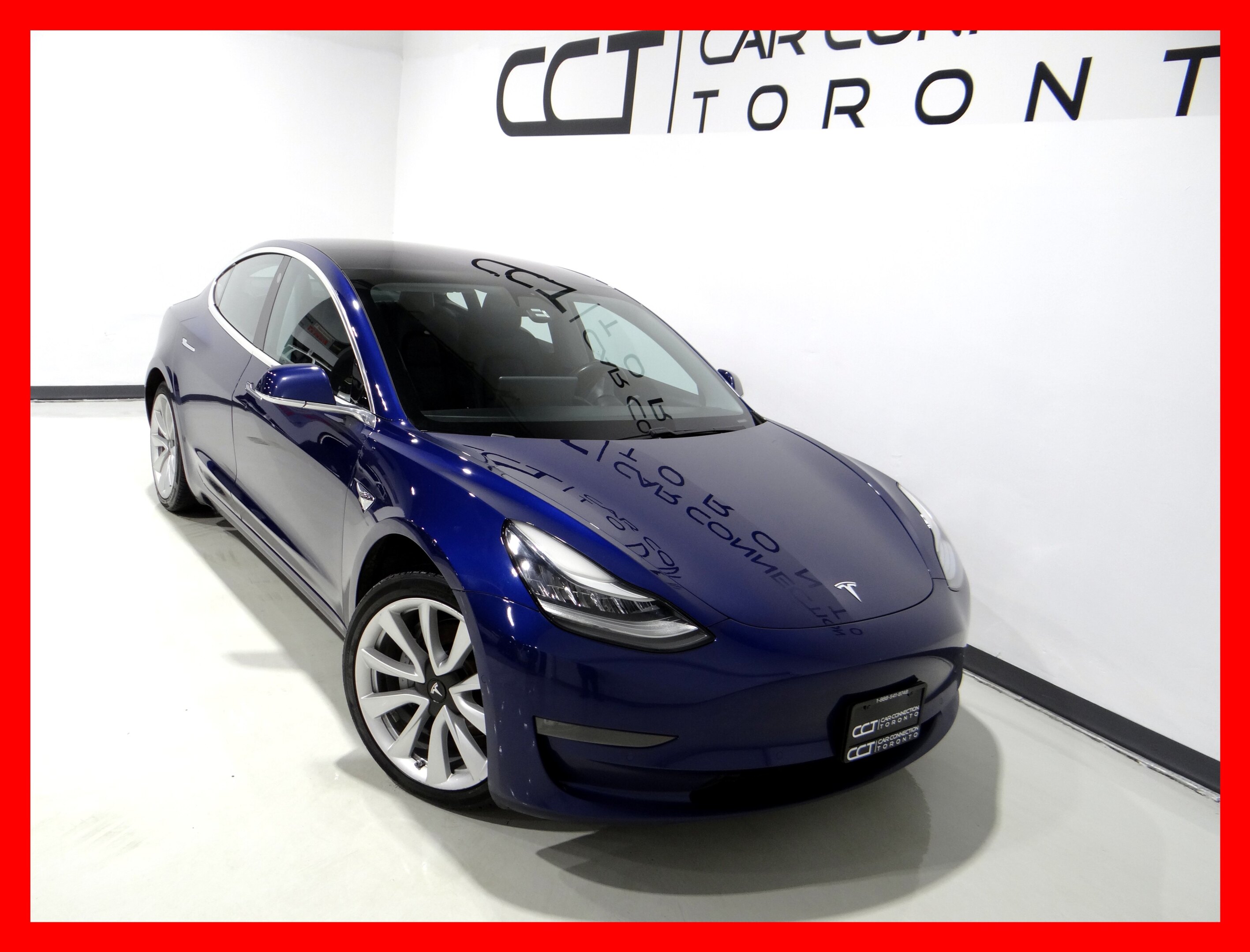 2018 Tesla Model 3 LONG RANGE *AUTOPILOT/NAVI/BACKUP CAM/PANO ROOF/LO alt 2