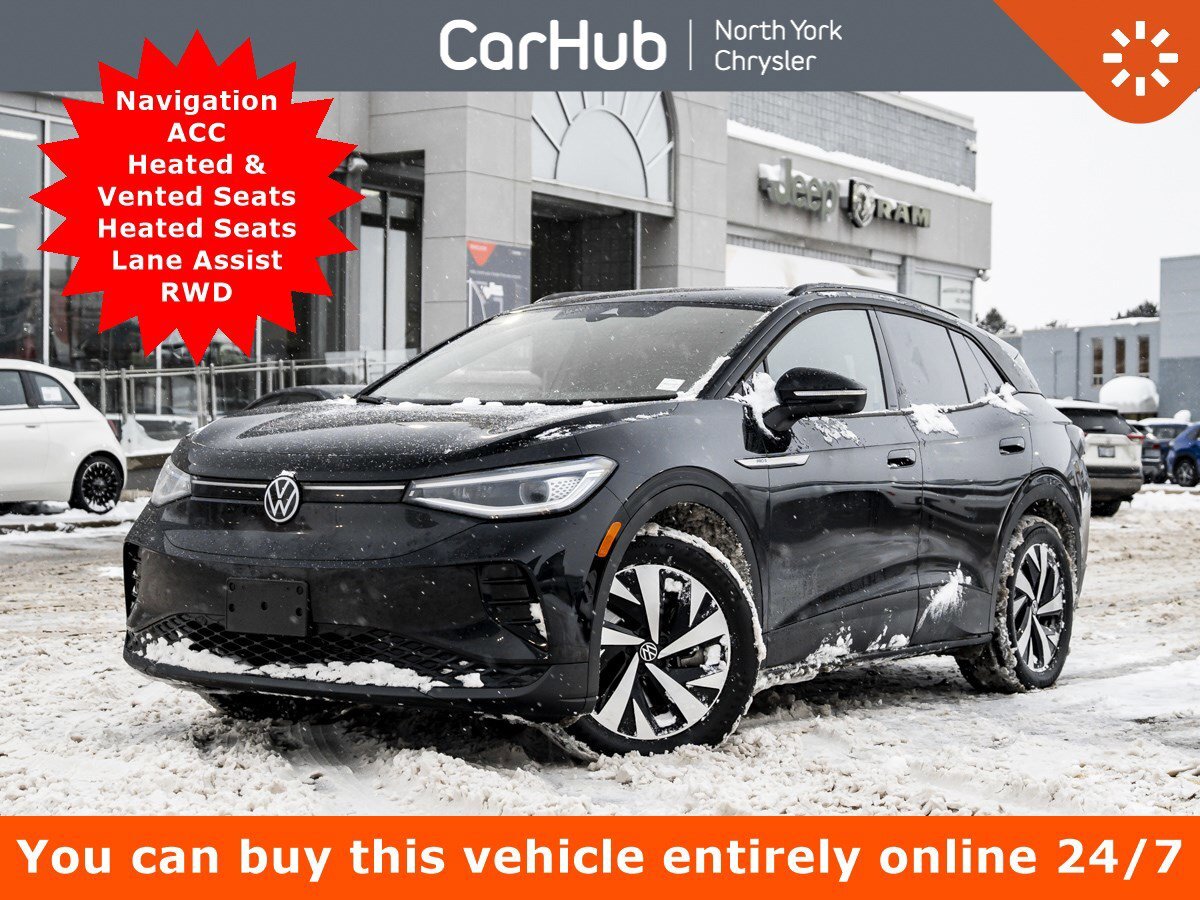 2024 Volkswagen ID.4 Pro S RWD Navi ACC Heated & Vented Seats Lane Assi