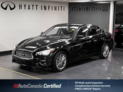 Infiniti Q50 LUXE | 6,455 KMS | Remote Starter | Bose Audio Sys