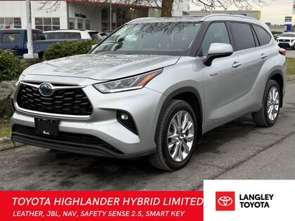 Toyota Highlander HYBRID LIMITED AWD; LEATHER, PANORAMIC SUNROOF, JB