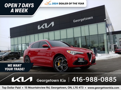 Alfa Romeo Stelvio Ti Lusso 2.0L AWD | SUNROOF | NAV | HTD SEATS