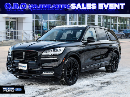Lincoln Aviator Reserve AWD 201A Jet Black Pkg Powerful 400HP 6psg
