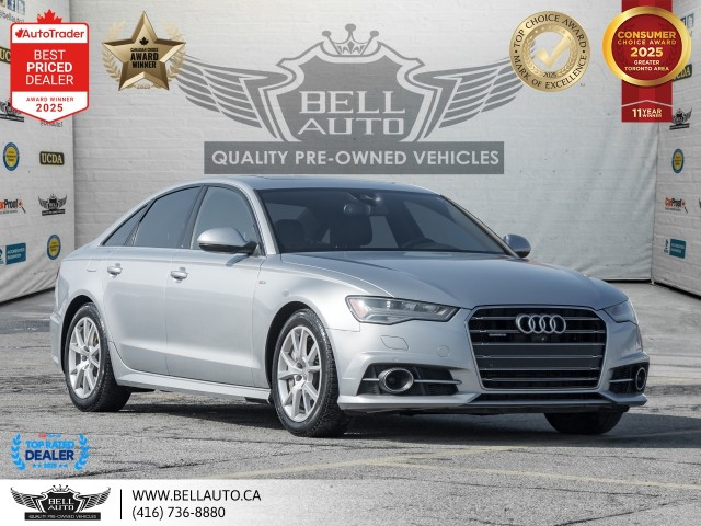 2017 Audi A6 3.0T Progressiv | S-LINE | NAVI | 360CAM | BOSE |
