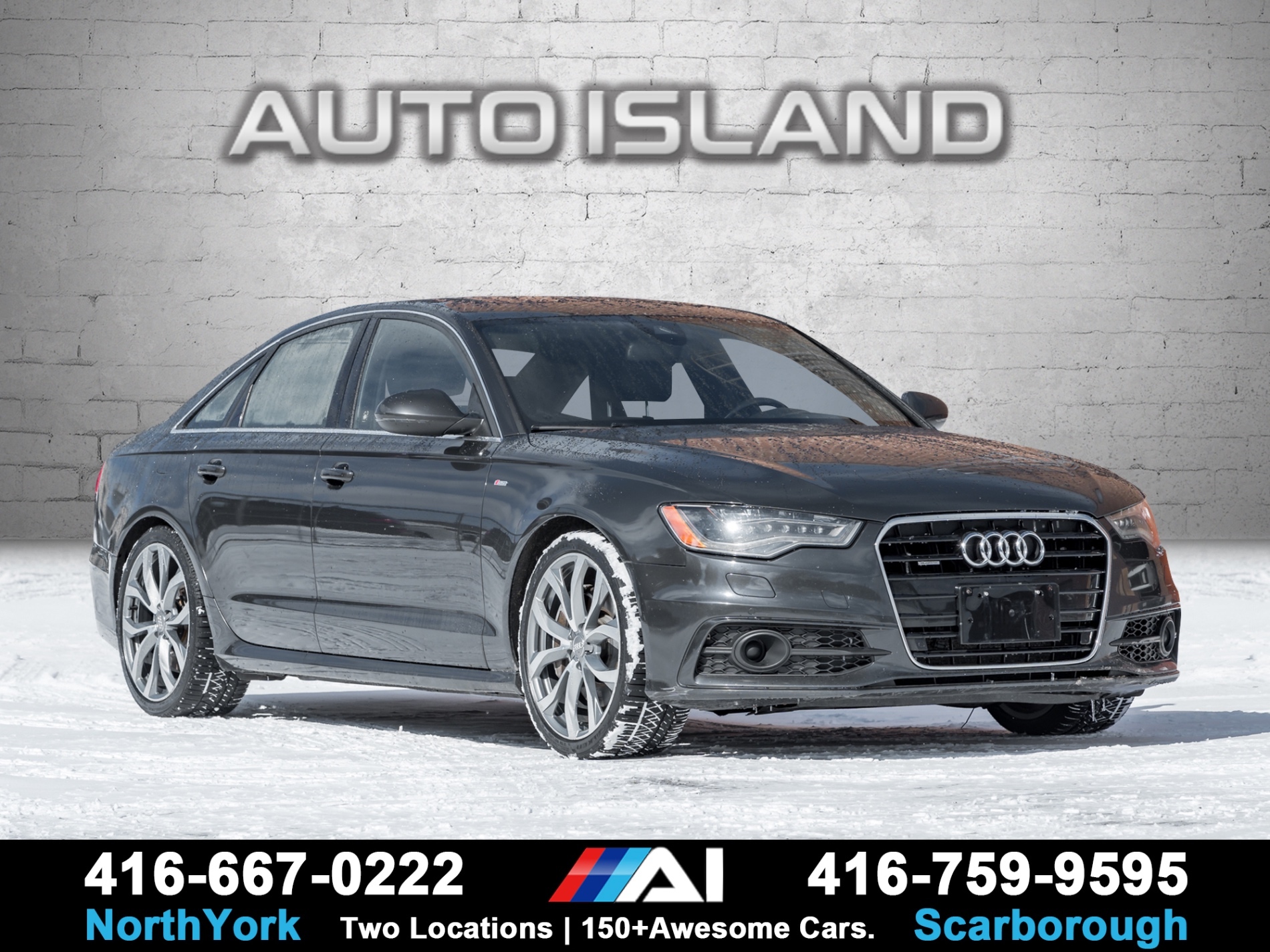 2012 Audi A6 S-Line quattro 3.0T Premium Plus, NAVIGATION, CAME