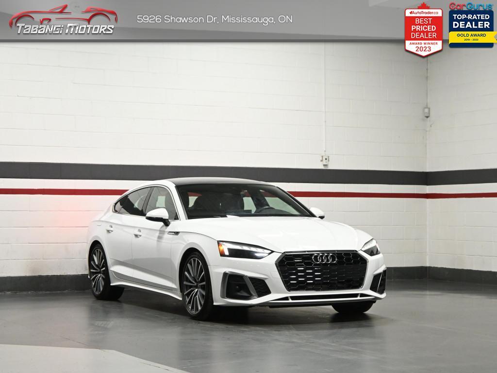 2023 Audi A5 Progressiv S-Line Brown Interior Sunroof Navigati alt 3