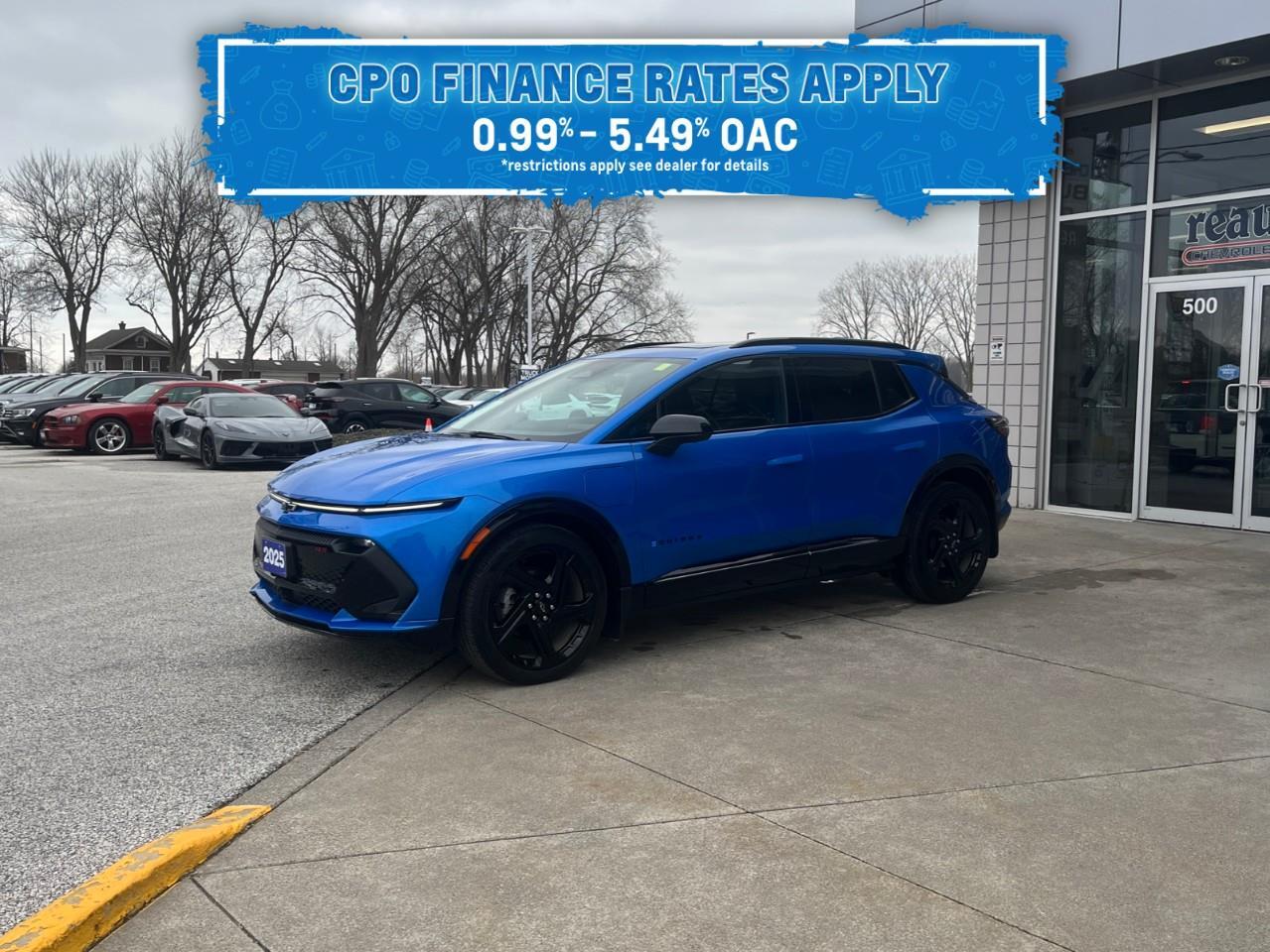 2025 Chevrolet Equinox EV RS CPO RATES APPLY 3.99%-5.49% OAC