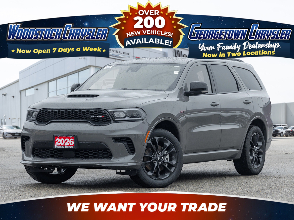 345 Durango 2026 Dodge Durango GT PLUS | 7 PASSENGER | BLACKTOP | TOW GROUP | NEW ...